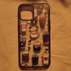 Coffee Design Phone Case - Black